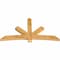Ekena Millwork Alberta Rough Sawn Timber Gable Bracket, Western Red Cedar, 84"W x 45"H x 4"D x 6"F, 13/12 Pitch GBW084X45X0406ALB00RWR - alternate 5